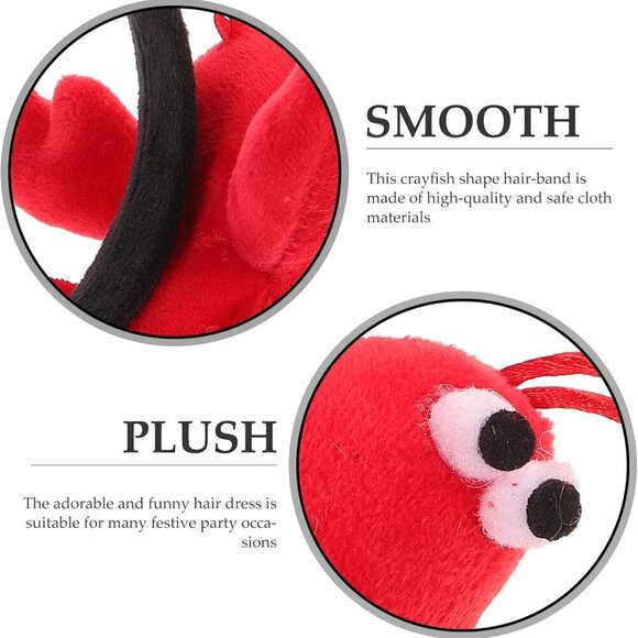 3Pcs Lobster Claw HeadbandsFun Seafood Costume Accessory for Cosplay Party main image 6